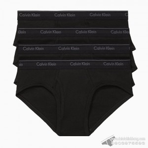 Quần lót nam Calvin Klein NB4004 Cotton Classic Fit Hip Brief 4-pack Black